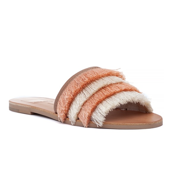 DOLCE VITA Celaya Natural Fringe Sandal sz 6 - Picture 14 of 14